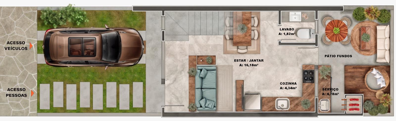 Sobrado, 2 quartos, à venda, 69 m², São Virgílio - Caxias do Sul — foto 5